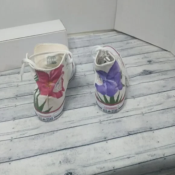 Women's Converse All Star Chuck Taylor Floral Designer Size 7 - Picture 3 of 9
